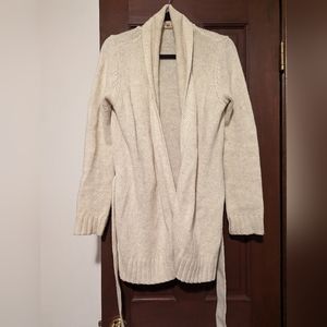 Levi's Cream Knee Length Cardigan